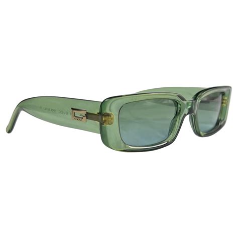 Gucci Vintage (1990) Sunglasses Green 140 GG 2657/S T7X 52 